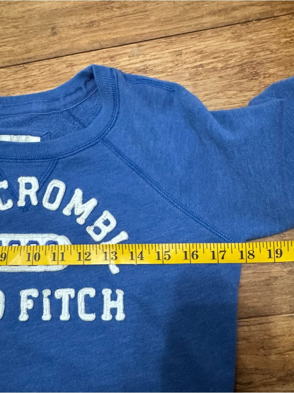 Abercrombie & Fitch Women's Blue Crewneck Sweatshirt XS - Picture 7 of 8